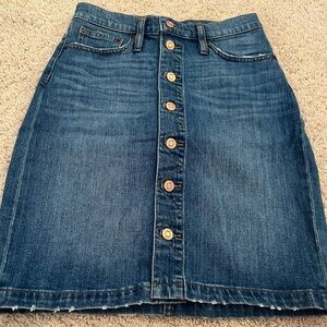 J. Crew Blue Denim Pencil Skirt